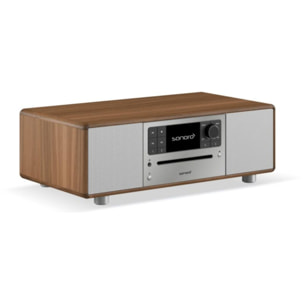Chaîne HiFi SONORO PRESTIGE Noyer-Argent