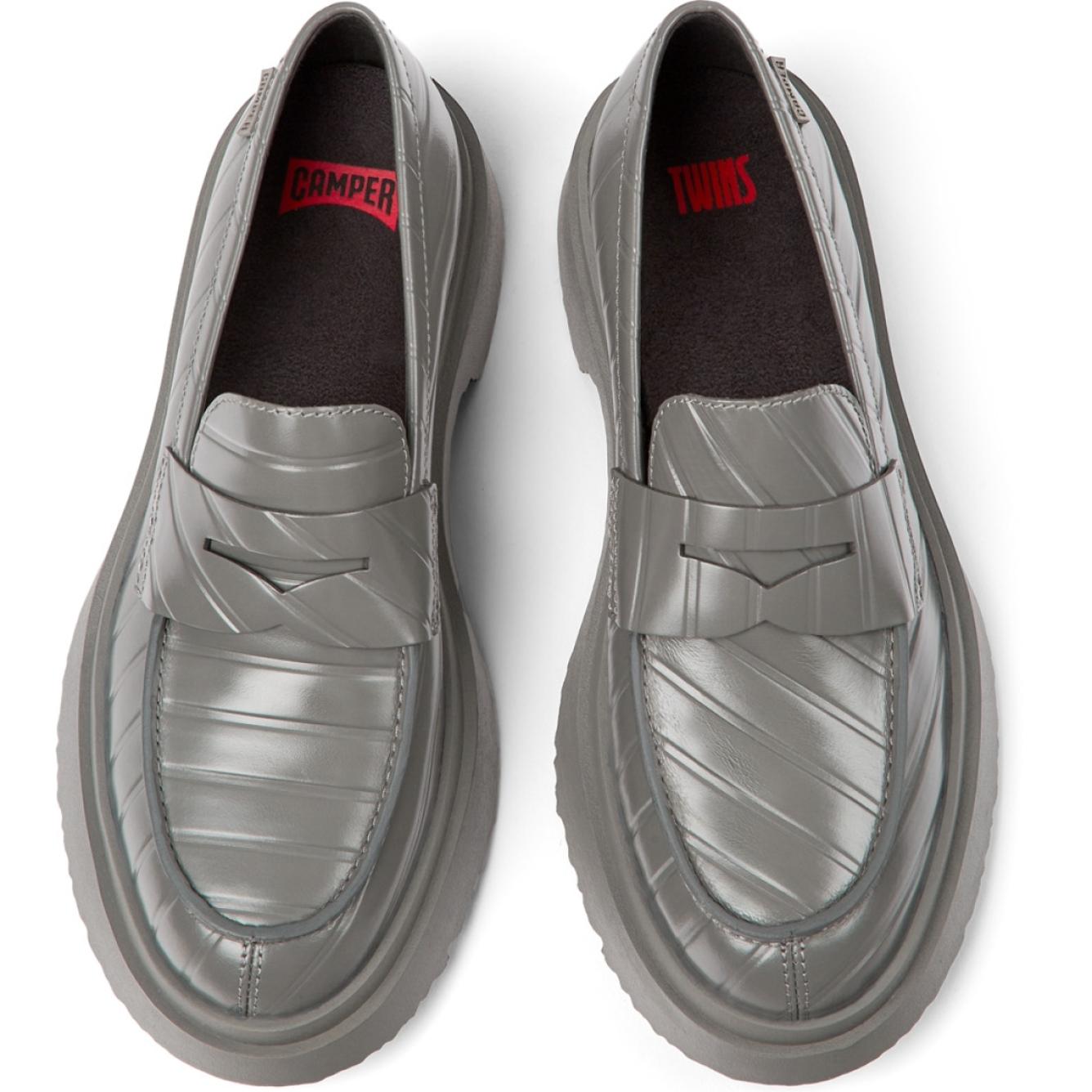 CAMPER Walden Twins - Derbies Gris Mujer