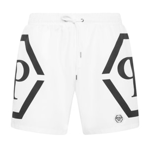 PHILIPP PLEIN Swim Trunks HEXAGON