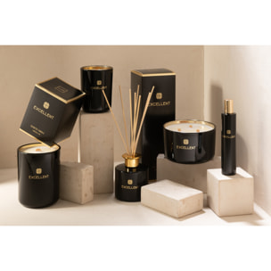 J-Line bougie parfumée Excellent - Siberia Fir - verre - noir - medium - 80H