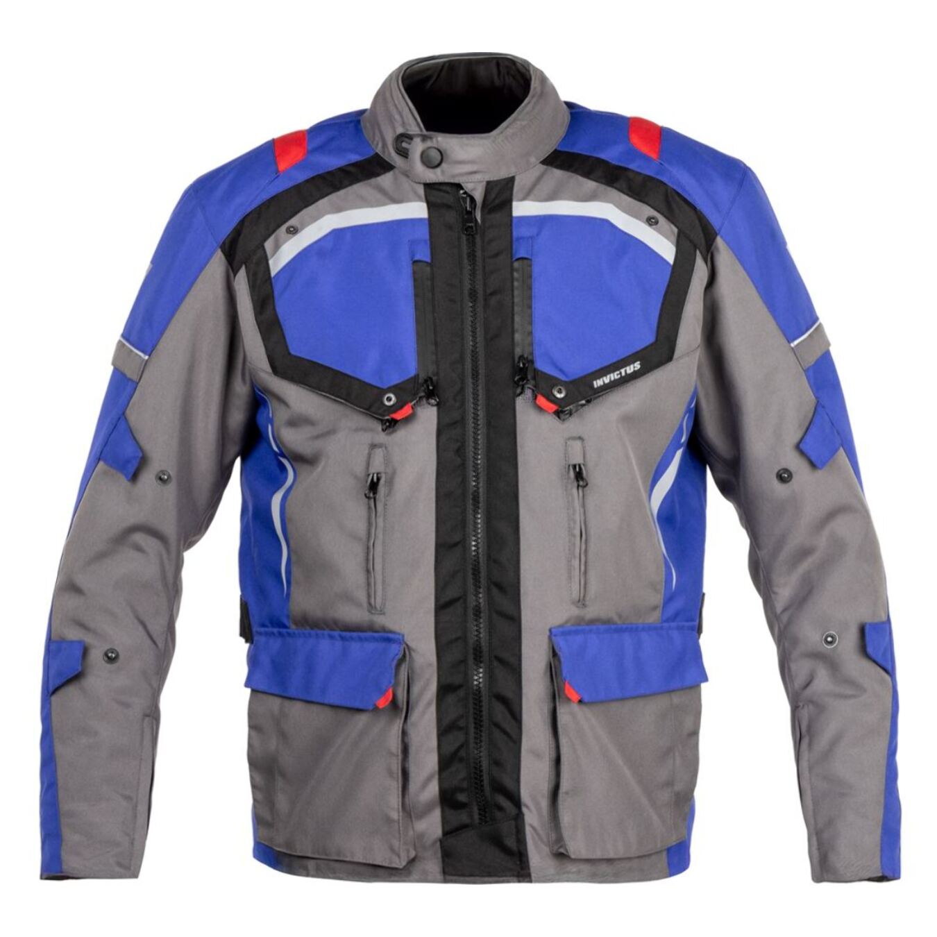 CHAQUETA INVICTUS TRICAPA TULKAS AZUL ROJA