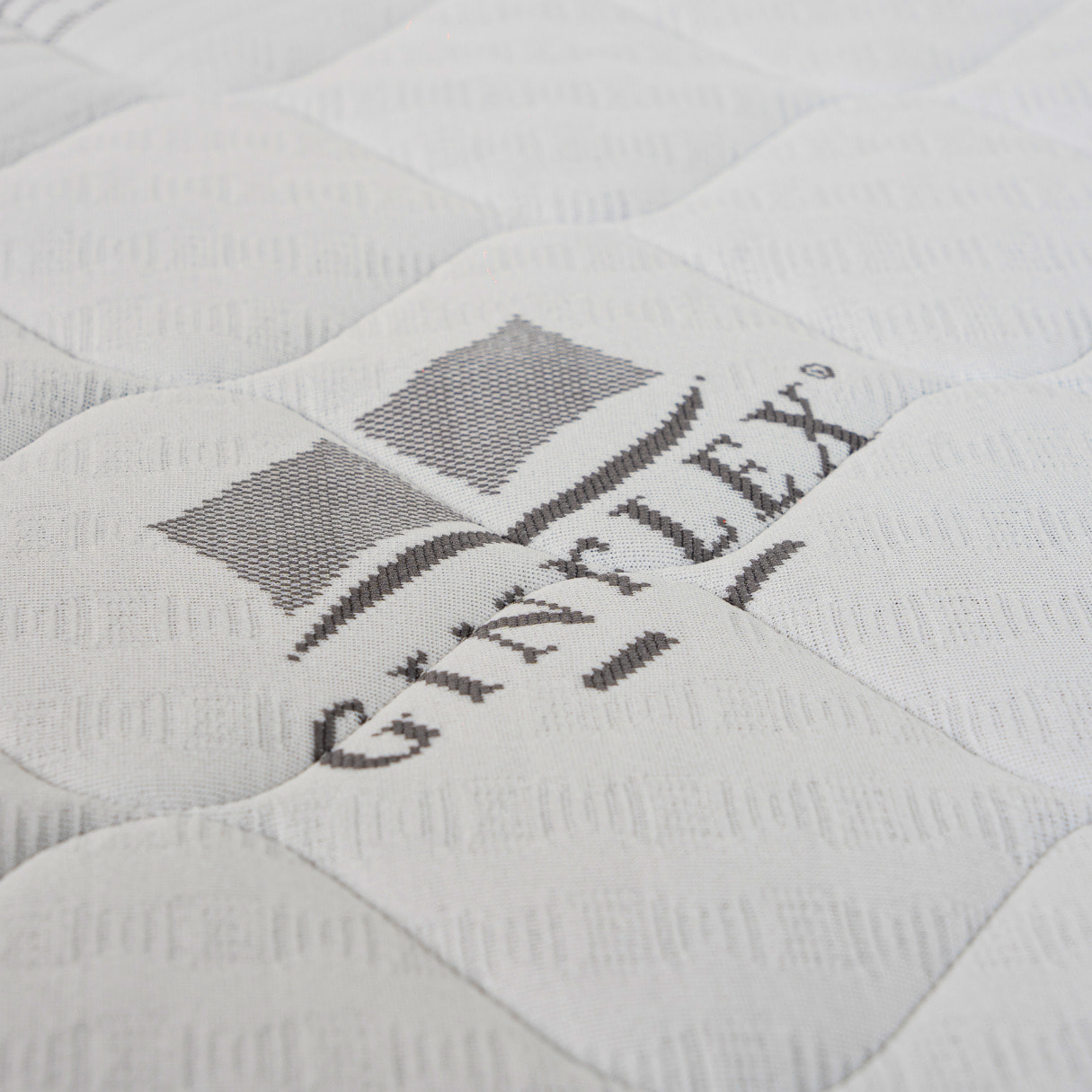 Materasso Ginflex Singolo 90x190 Memory Foam 2 Strati Fisso Altezza 30cm Tessuto Ginflex Con Fascia Grigia Perimetrale Capitonè (Antiacaro - Anallergico - Antibatterico - Ergonomico)