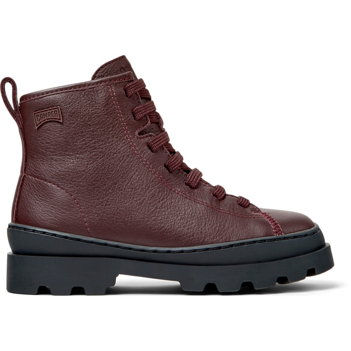 Botines - CAMPER Brutus - Burdeos - Cuero liso