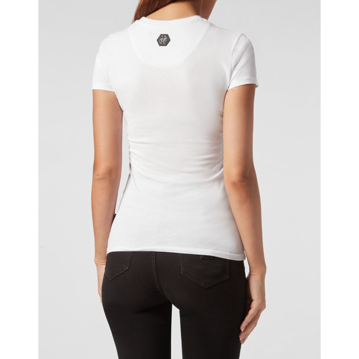 PHILIPP PLEIN T-Shirt Round Neck SKULL