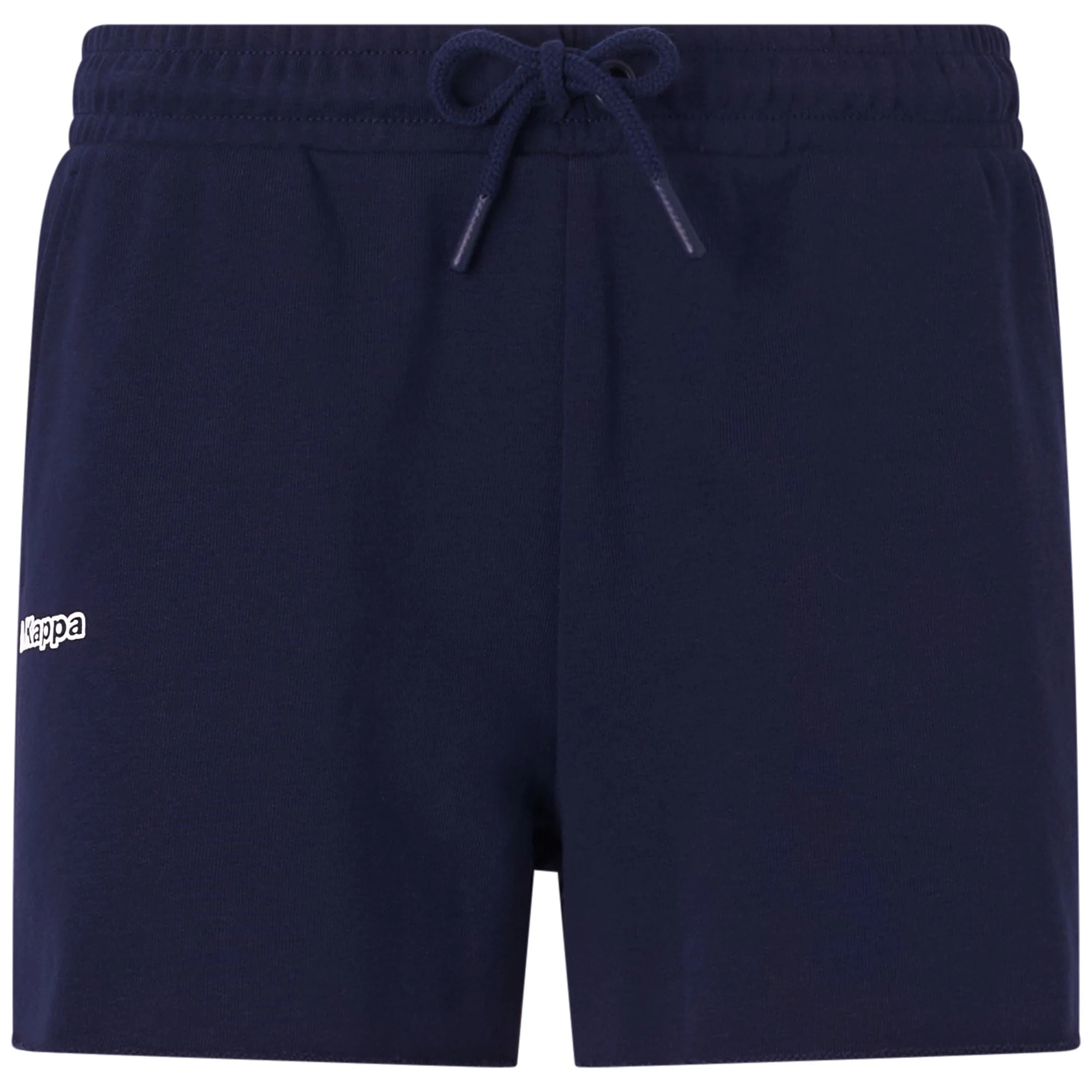 Pantaloni Corti Kappa Donna Logo Fefra Blu