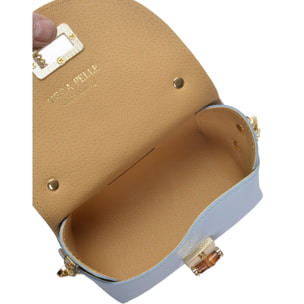 Borsa a spalla Anna Luchini Turchese