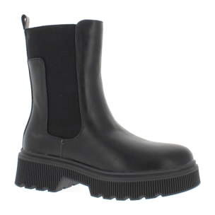 Armata di Mare Scarpe Donna Chunky Platform Chelsea Boots AMD W32H66 Black