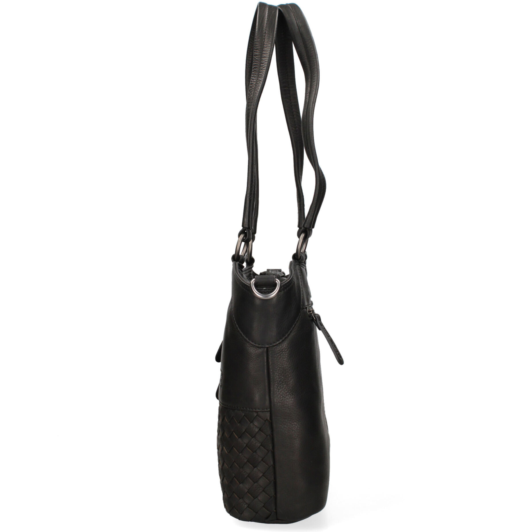 Borsa a spalla  da uomo In Vera pelle Made in Italy 30x30x6 cm