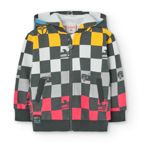 Veste en molleton imprimée  -BCI