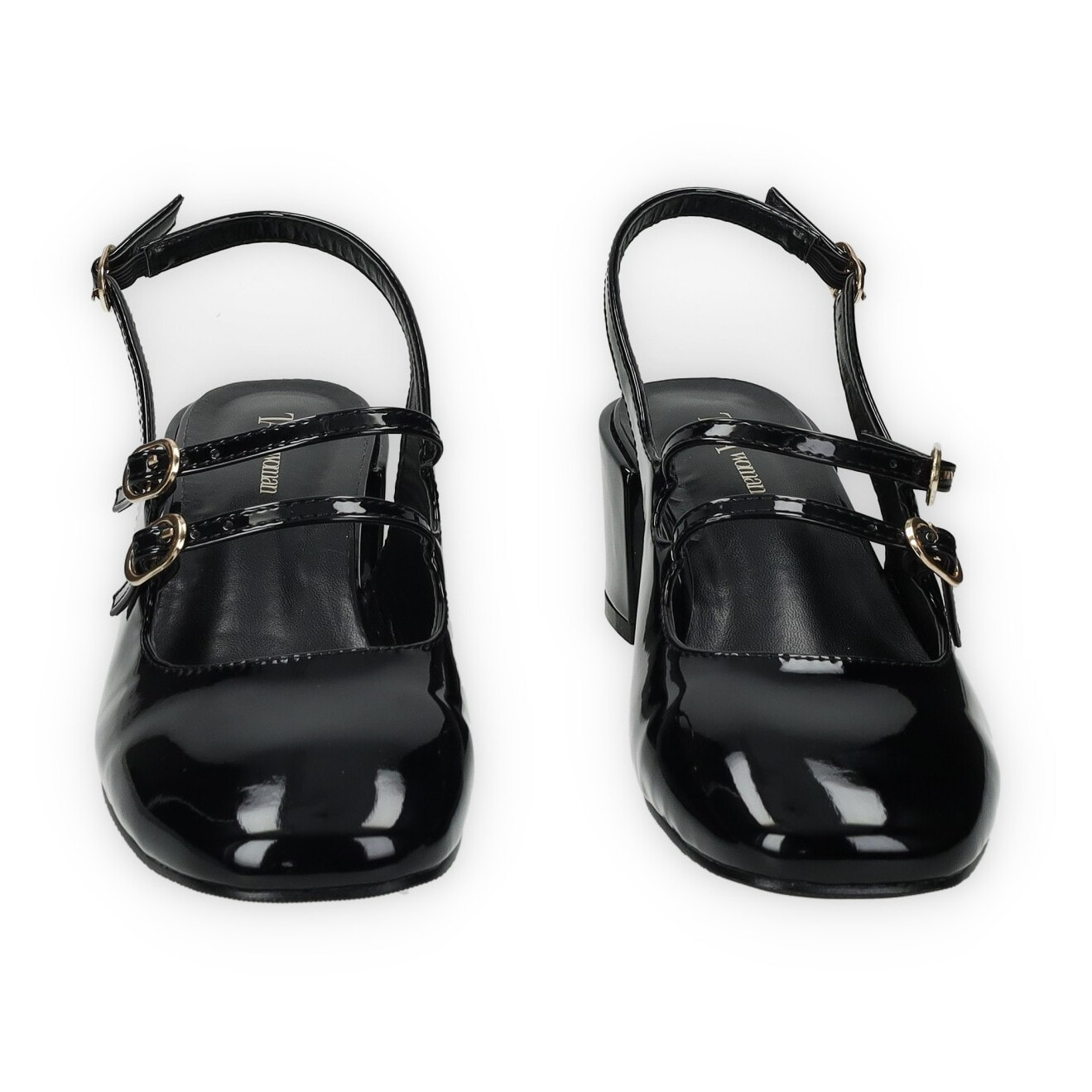 Décolleté sling back Donna Tata Italia Nero