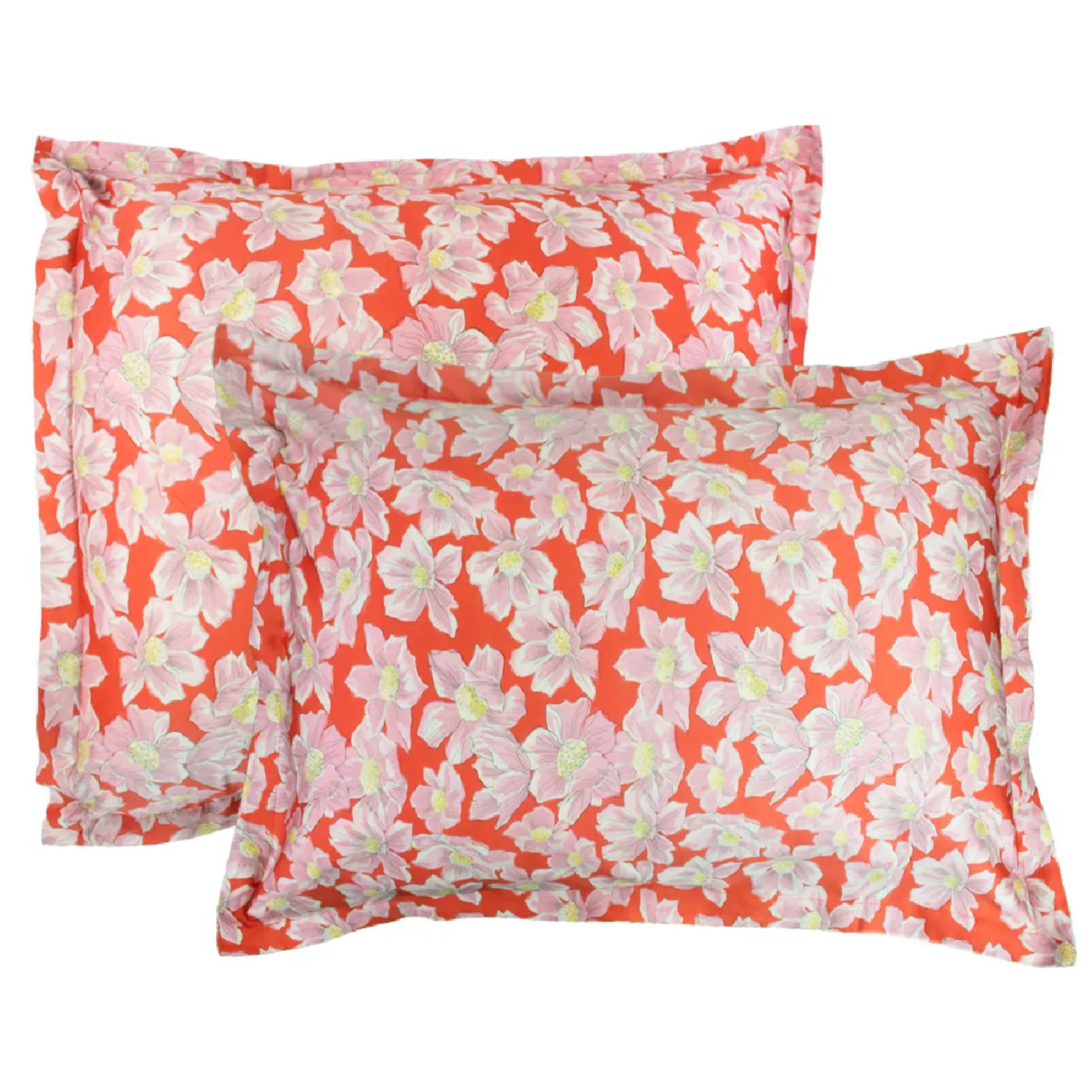 Taie d'oreiller Anemone corail
