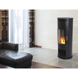 Poêle décoratif avec flamme simulée