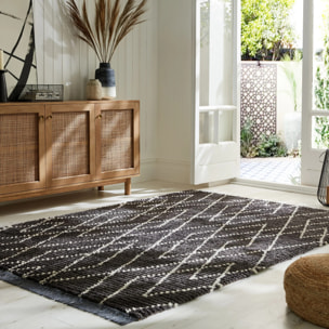 Tapis style berbere AISCHA Monochrome
