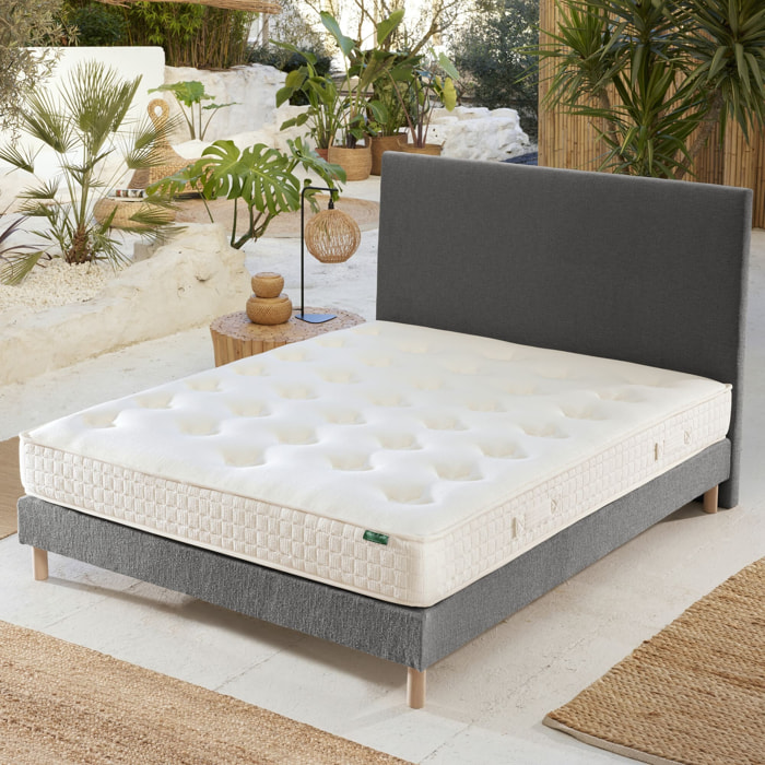 Ensemble matelas Le Latex Naturel + sommier + tête de lit