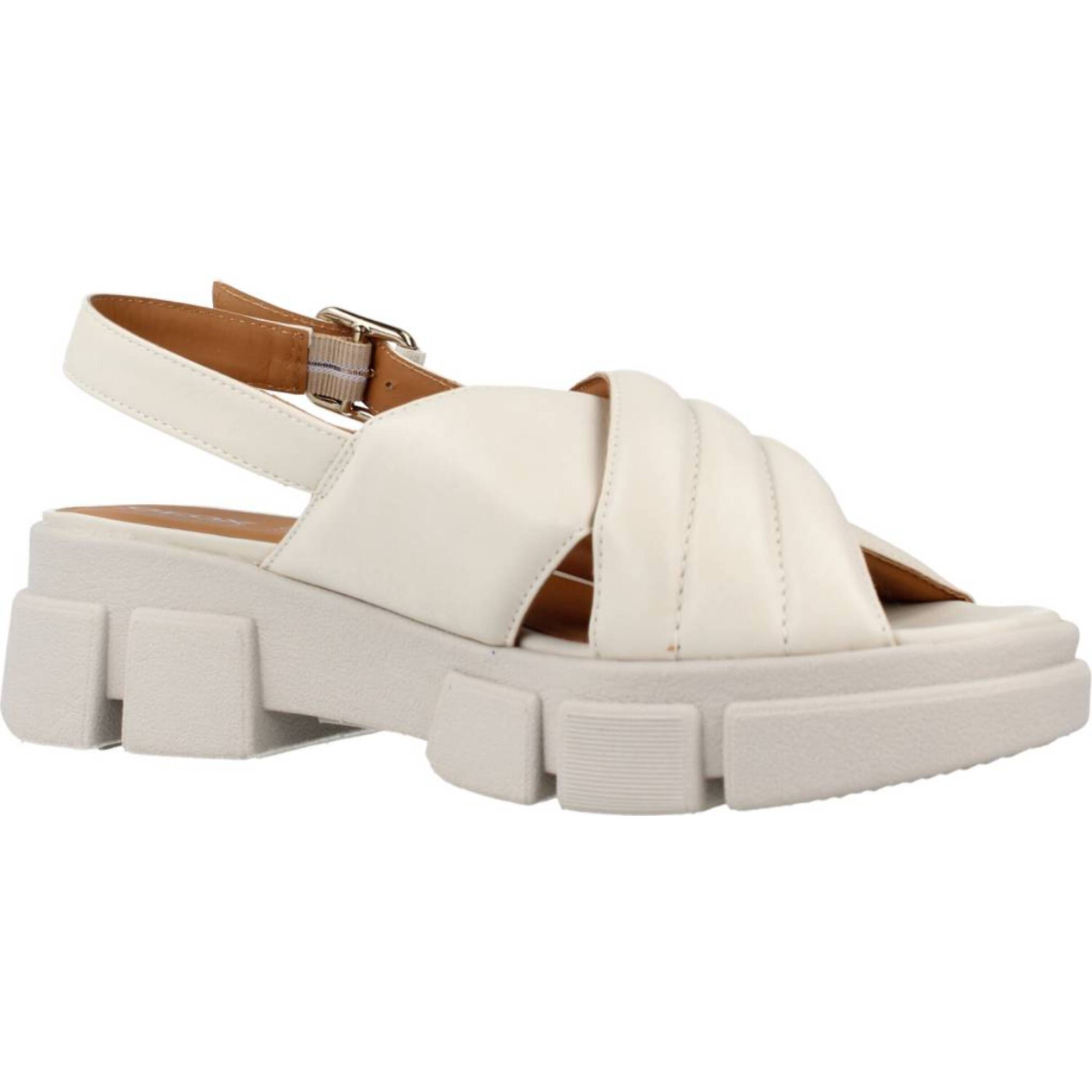 Sandalias Mujer de la marca GEOX  modelo D LISBONA A White