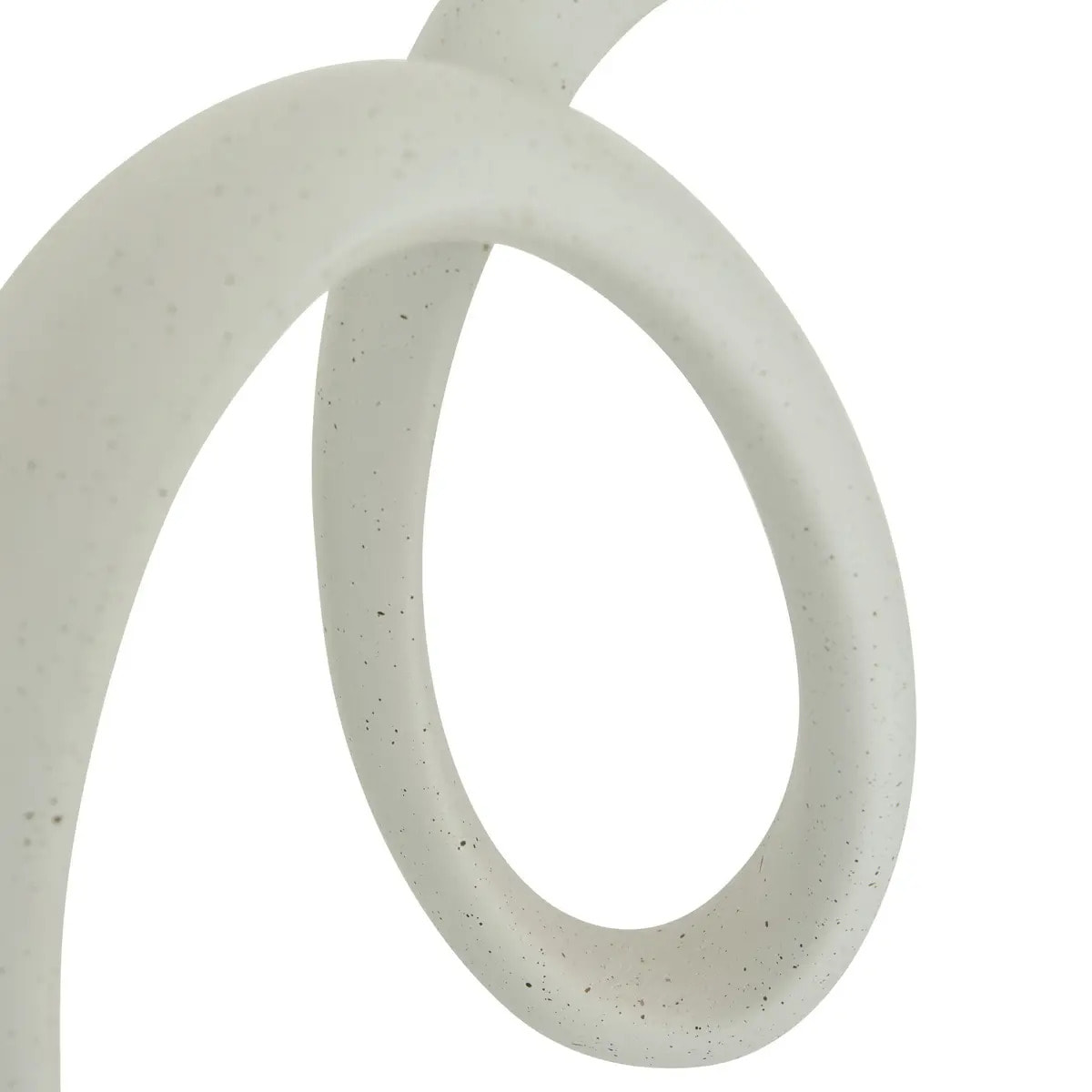 Déco à poser Davy H.44cm résine blanc