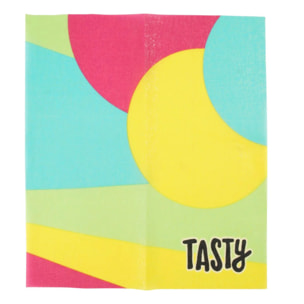 Lot de 3 wraps en cire d'abeille type film alimentaire Tasty Green