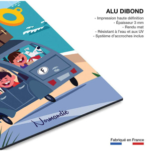 Tableau mer du nord etretat et la normandie  Tableau alu Dibond