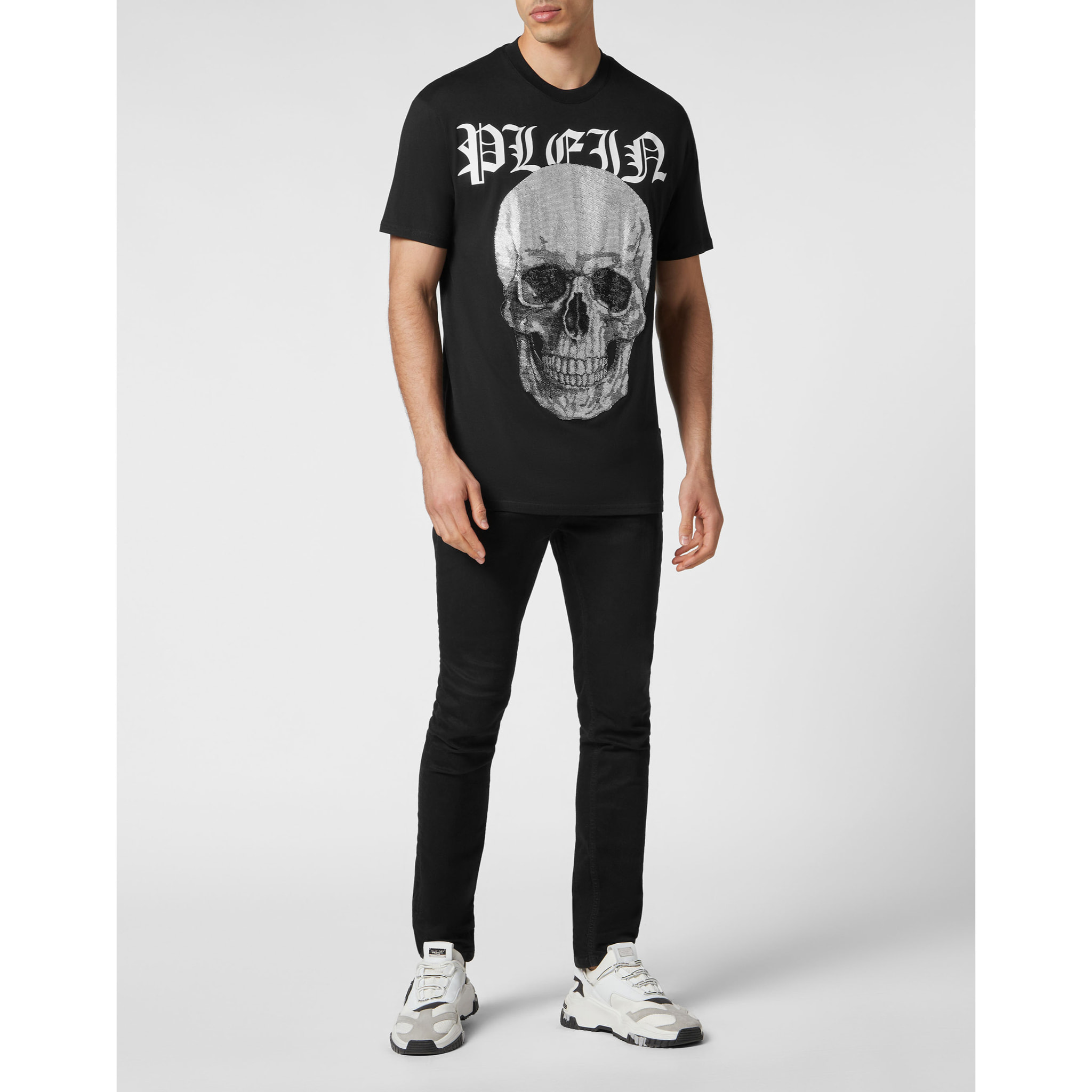PHILIPP PLEIN Camiseta Cuello Redondo SKULL