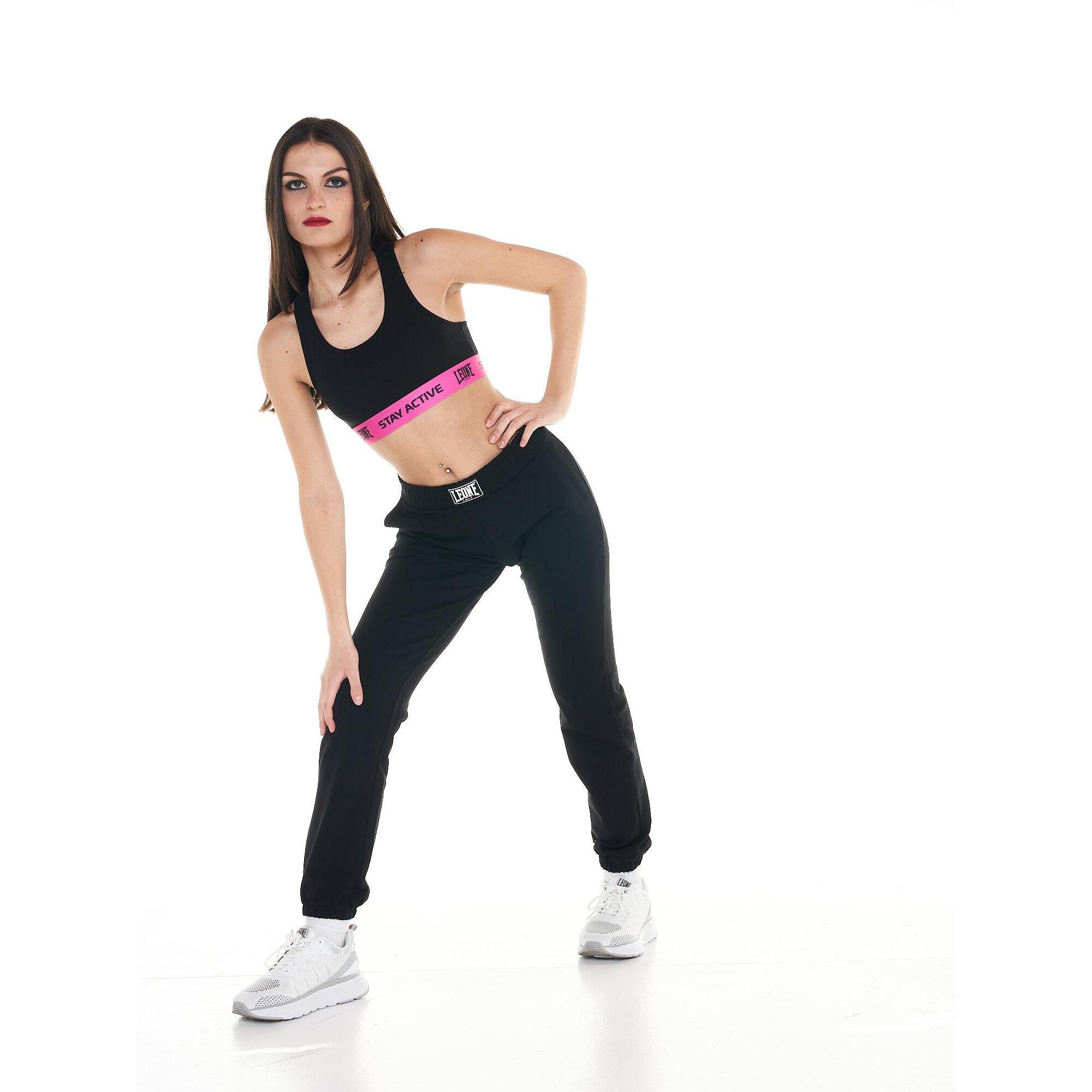 Pantalones deportivos para mujer en color oro y plata