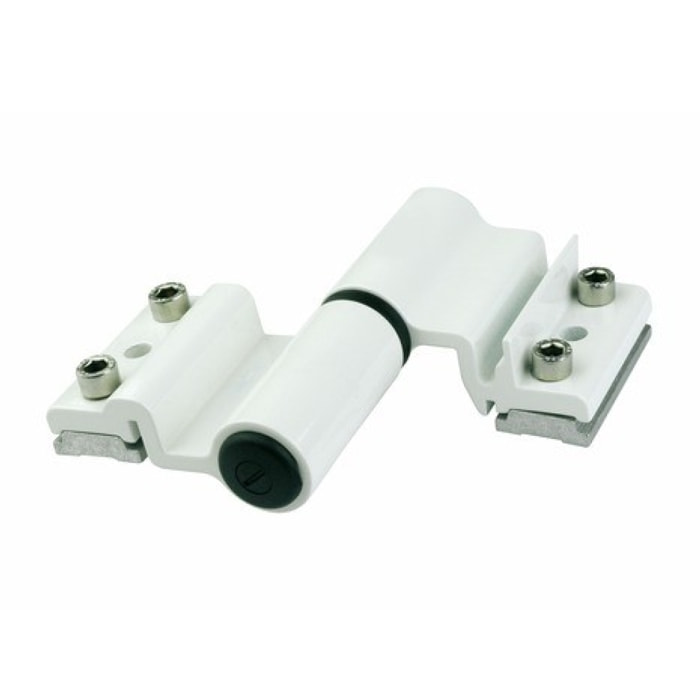 Paumelle à clamer 5511I alu noir FAPIM pour porte lourde - 5511I-37