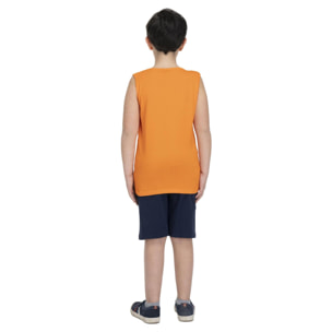 Traje de playa infantil sin mangas.