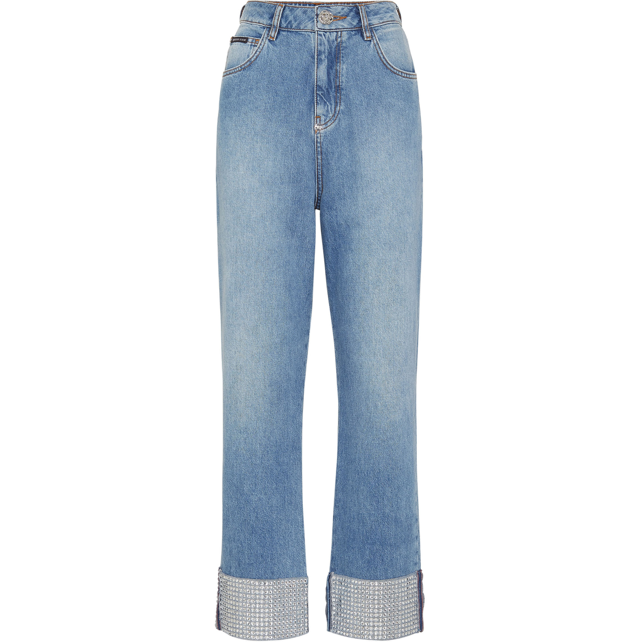 PHILIPP PLEIN Pantalones vaqueros Loose Fit HEART