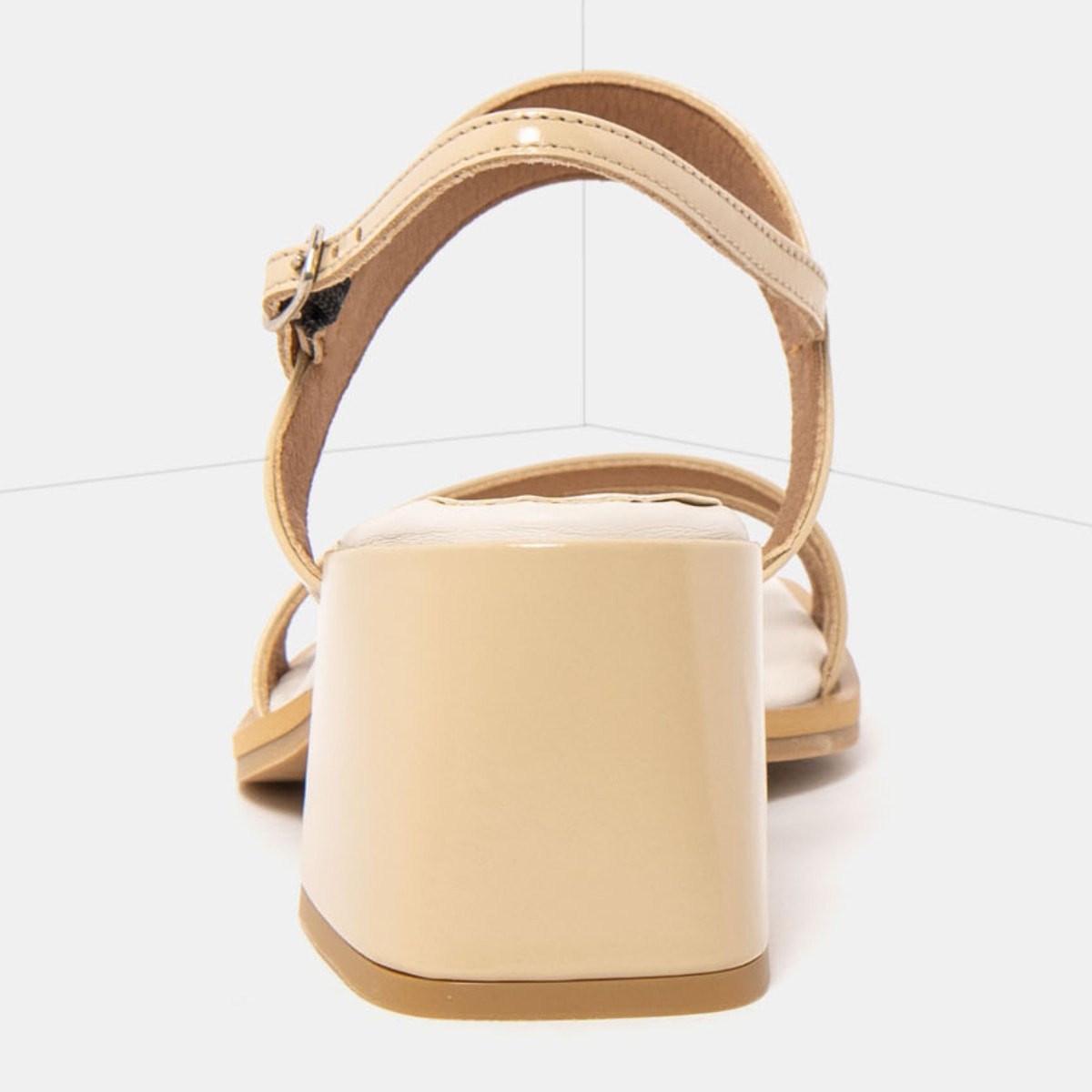 Sandalias con tacón 2010 NAPPA SHINNY CHAMPAGNE / VERONA color Champagne