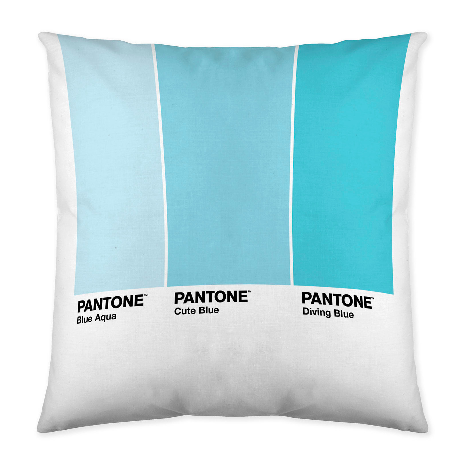 Pantone - Funda de Cojín Estampado - Con Cremallera - Sin relleno - 100% Algodón - Ombre