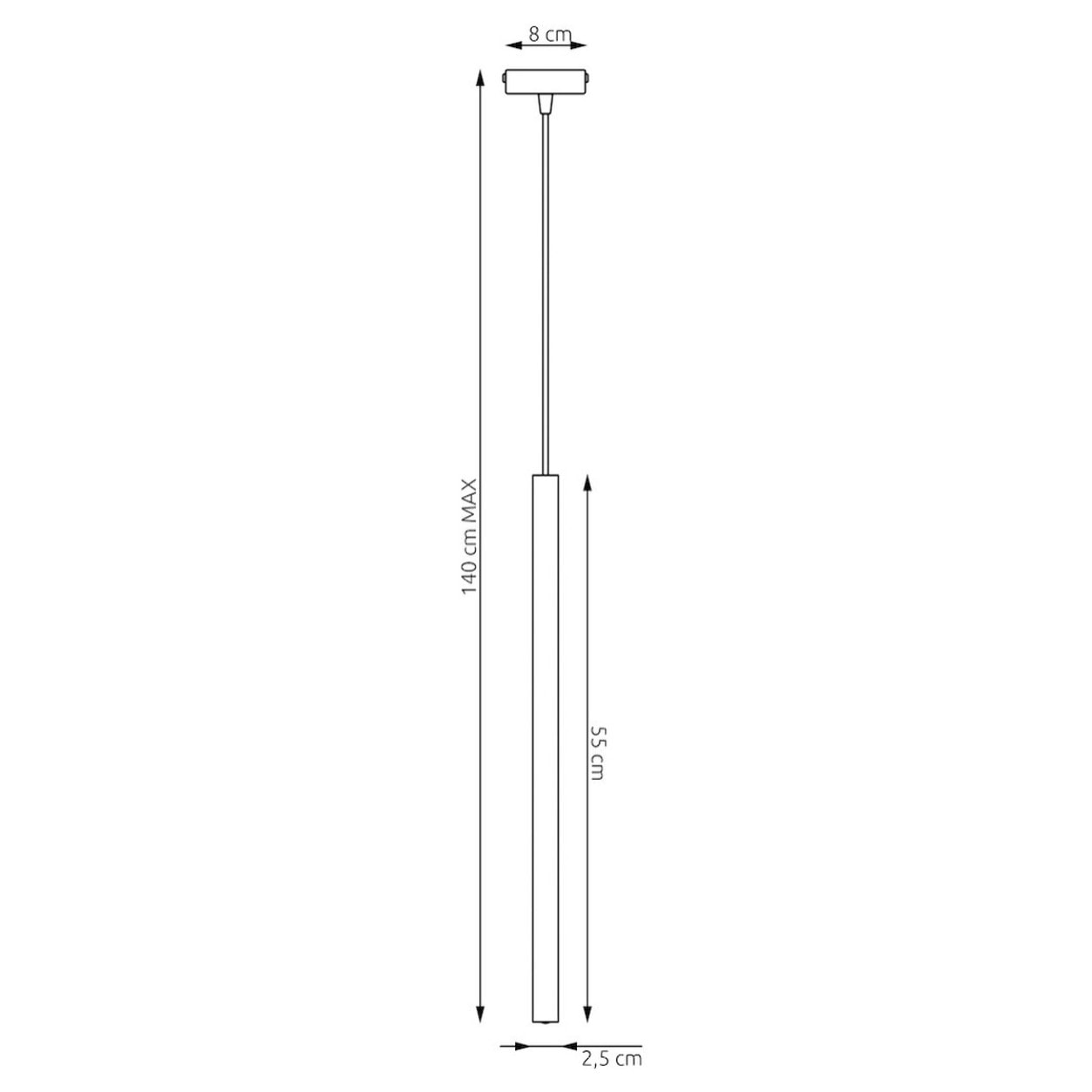 Lampada a sospensione SELTER in acciaio grigio