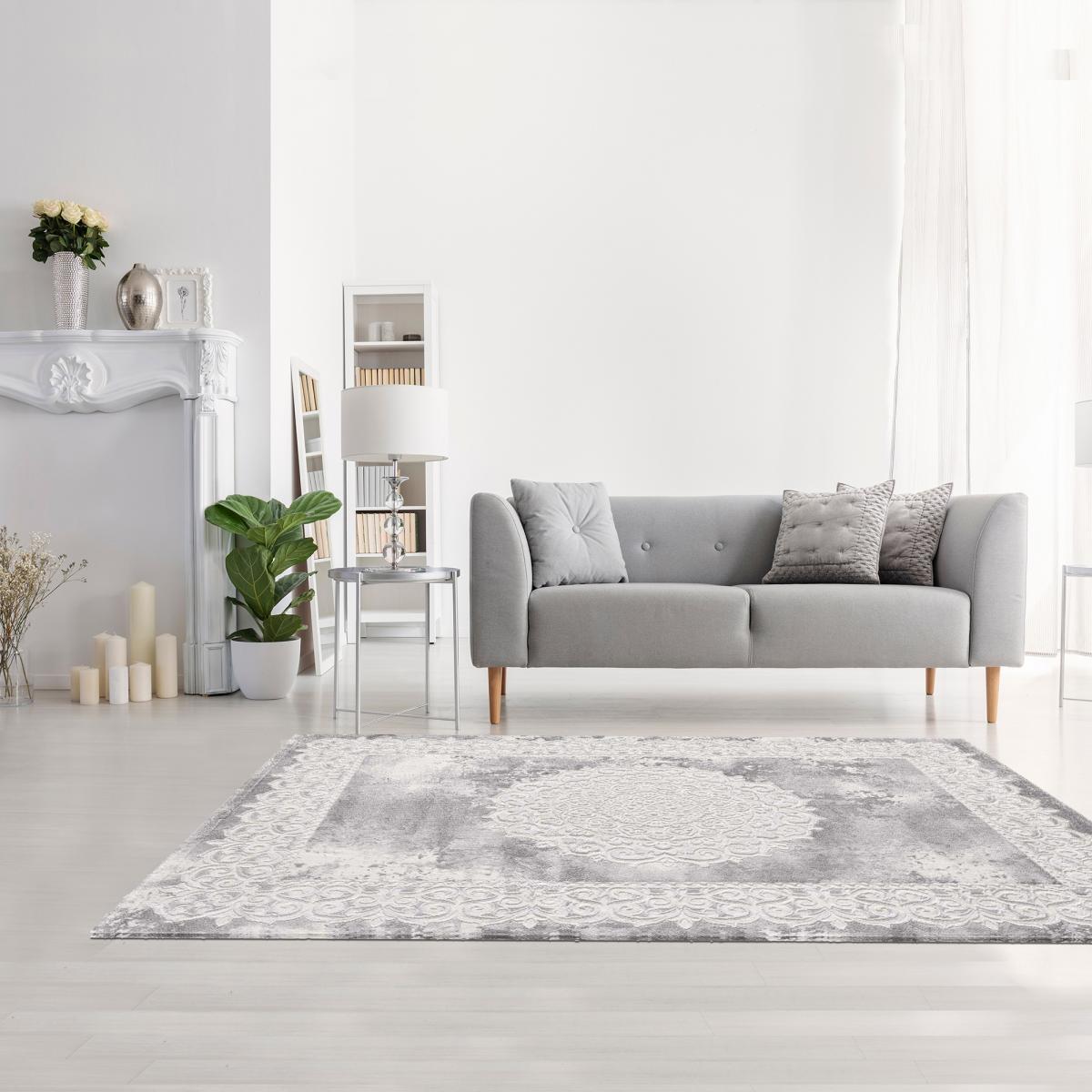 Tapis doux et souyeux tissé en relief VUPO