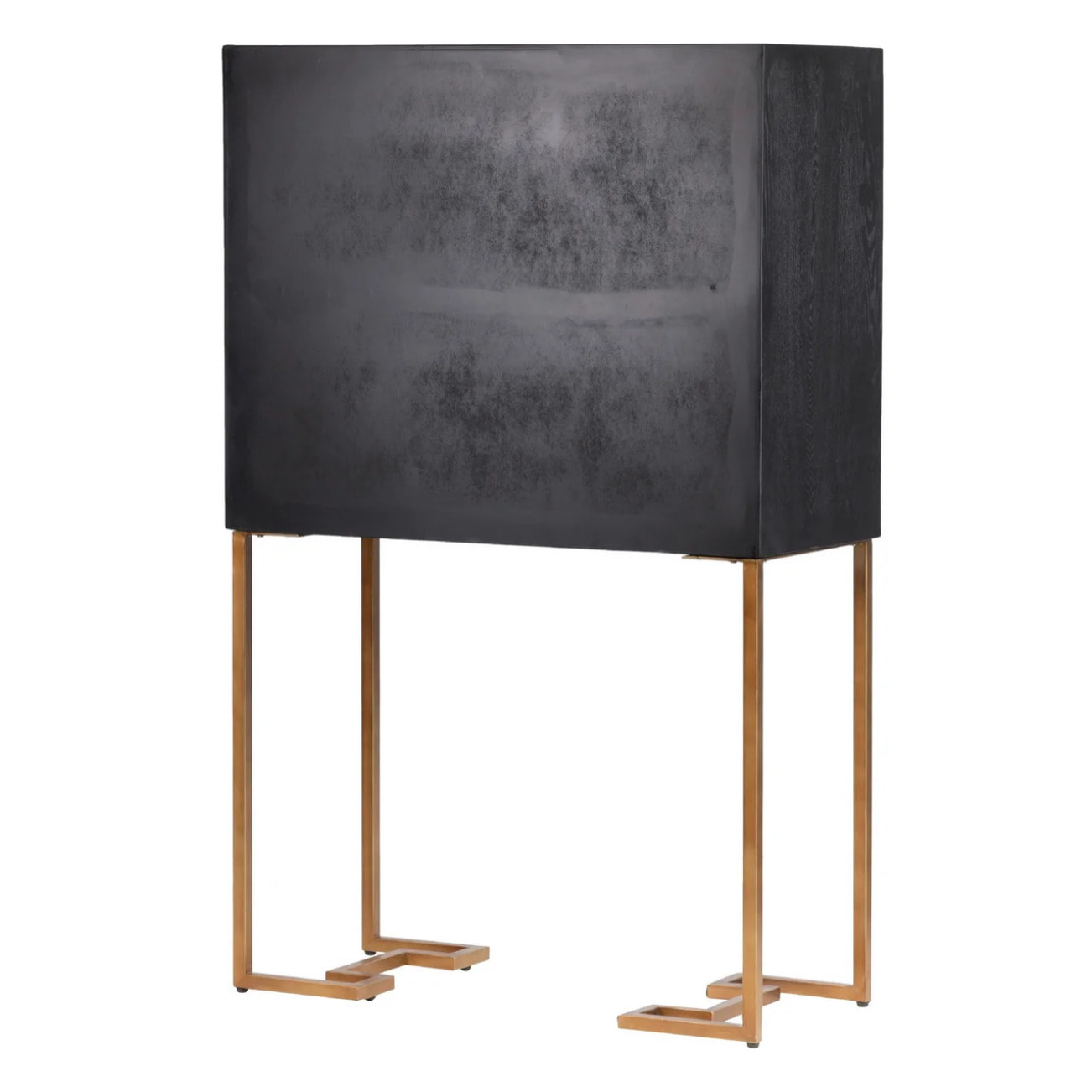 Cabinet Negro-dorado 100x45x160 Cm