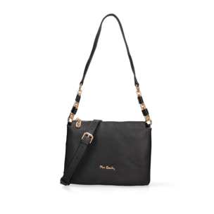 Borsa a spalla da donna Made in Italy - Modello Brunilde Lux - 100% pelle - 24.0 x 18.5 x 12.0 cm