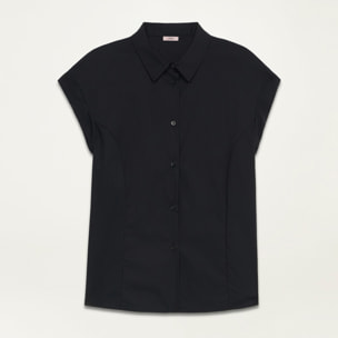 Oltre - Camisa con mangas de quimono - Negro