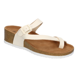 Sandalia de Cuña para Mujer, Tipo Esclava, con Piso de Bio, Planta Anatómica