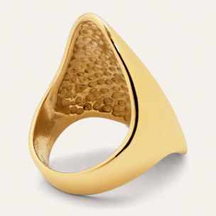 Anelli Hippie in Acciaio Placcato Oro