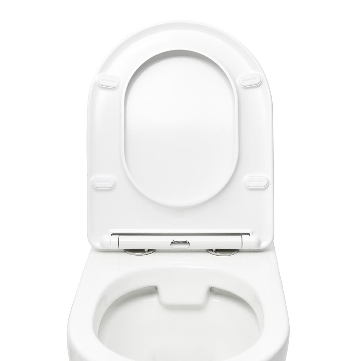 Pack WC Bâti-support Geberit + WC sans bride Swiss Aqua Technologies + Abattant SoftClose + Plaque Blanche (ProjectGeb3)
