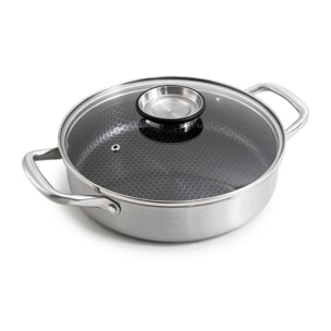 Sautoir en inox avec fond triplex
