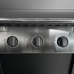 Barbecue au gaz HAWAÏ - 3 brûleurs 8,4kW