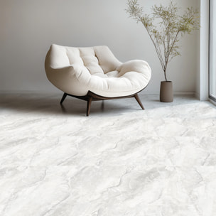 Revêtement sticker sol - MARBRE DE TRENTE - Rouleau adhésif Protection Anti-dérapant