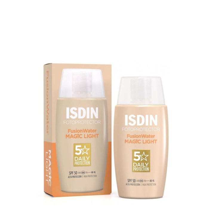 Fusion Water Magic Light SPF50 - Crème solaire visage teintée 50ml