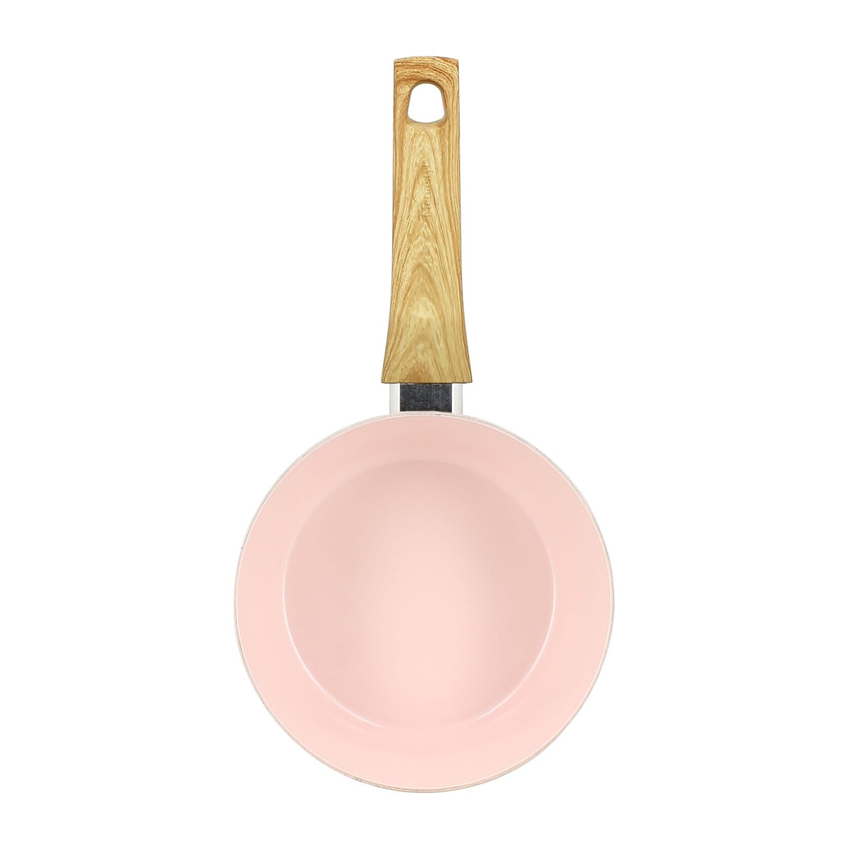 Casserole 18cm avec revêtement céramique rose - tous feux COLORAMA