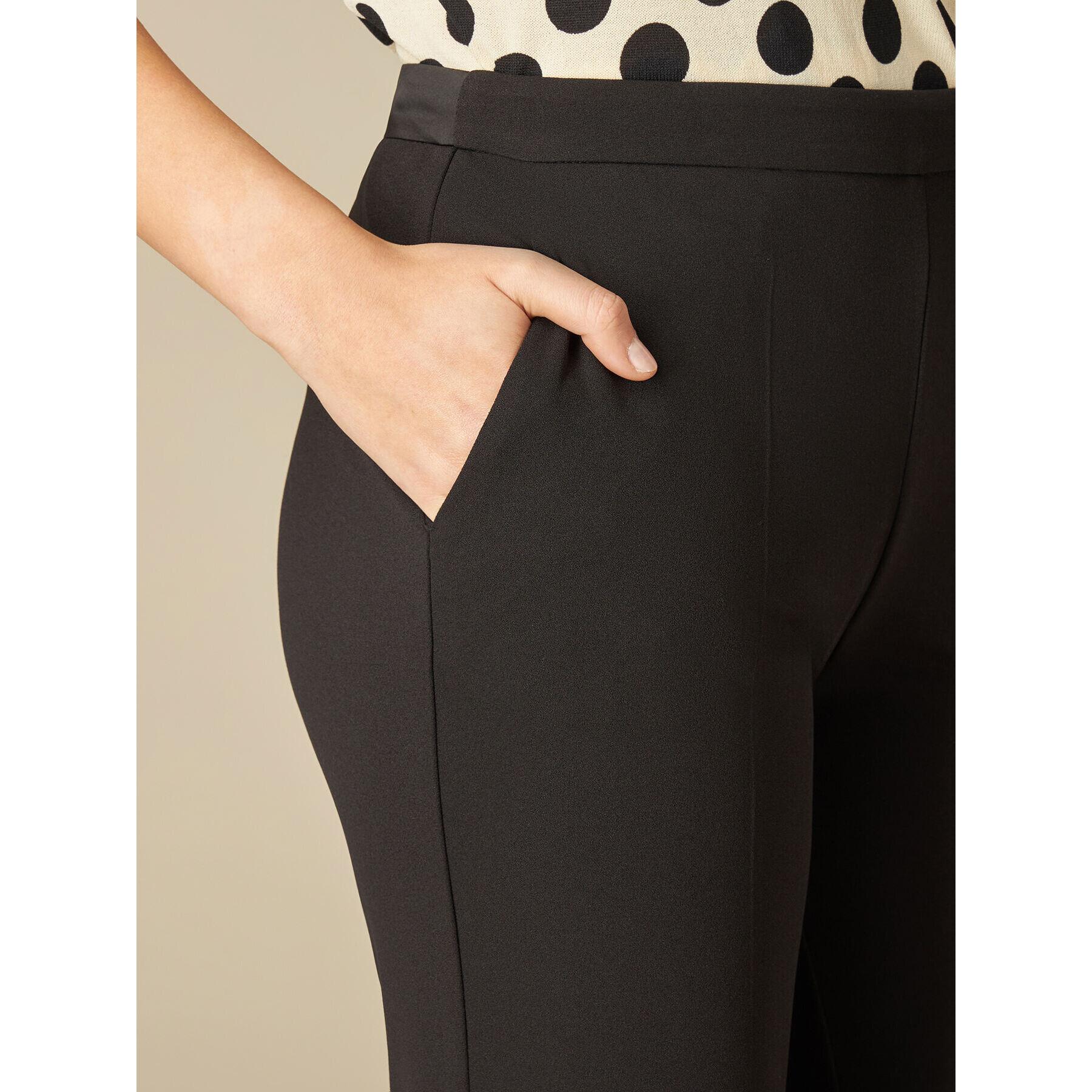 Oltre - Pantalones flare - Negro