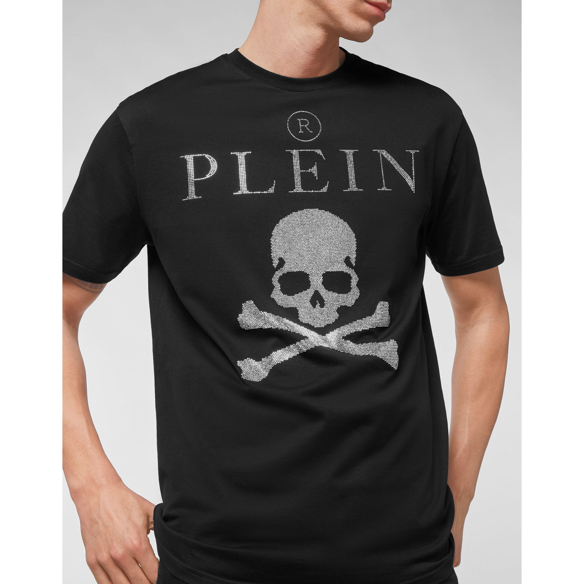 PHILIPP PLEIN Camiseta Cuello Redondo SKULL