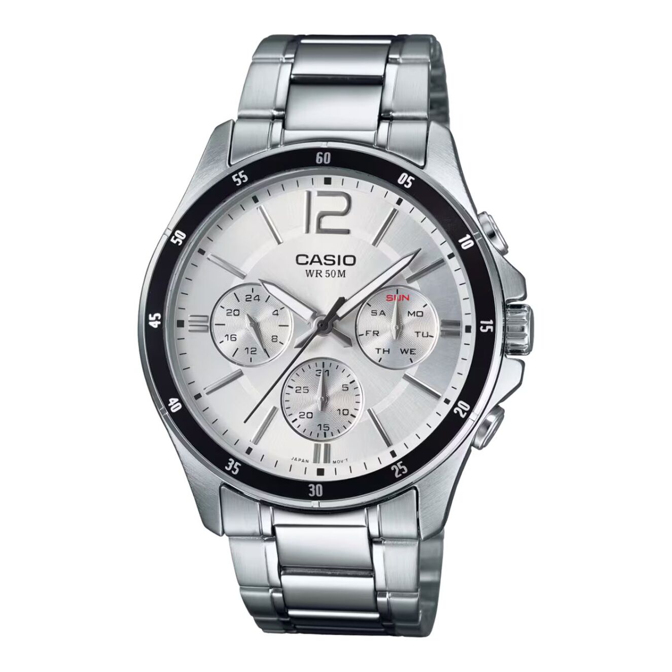 Reloj Casio MTP-1374D-7AVDF Hombre Analogico Cuarzo con Correa de Acero inoxidable