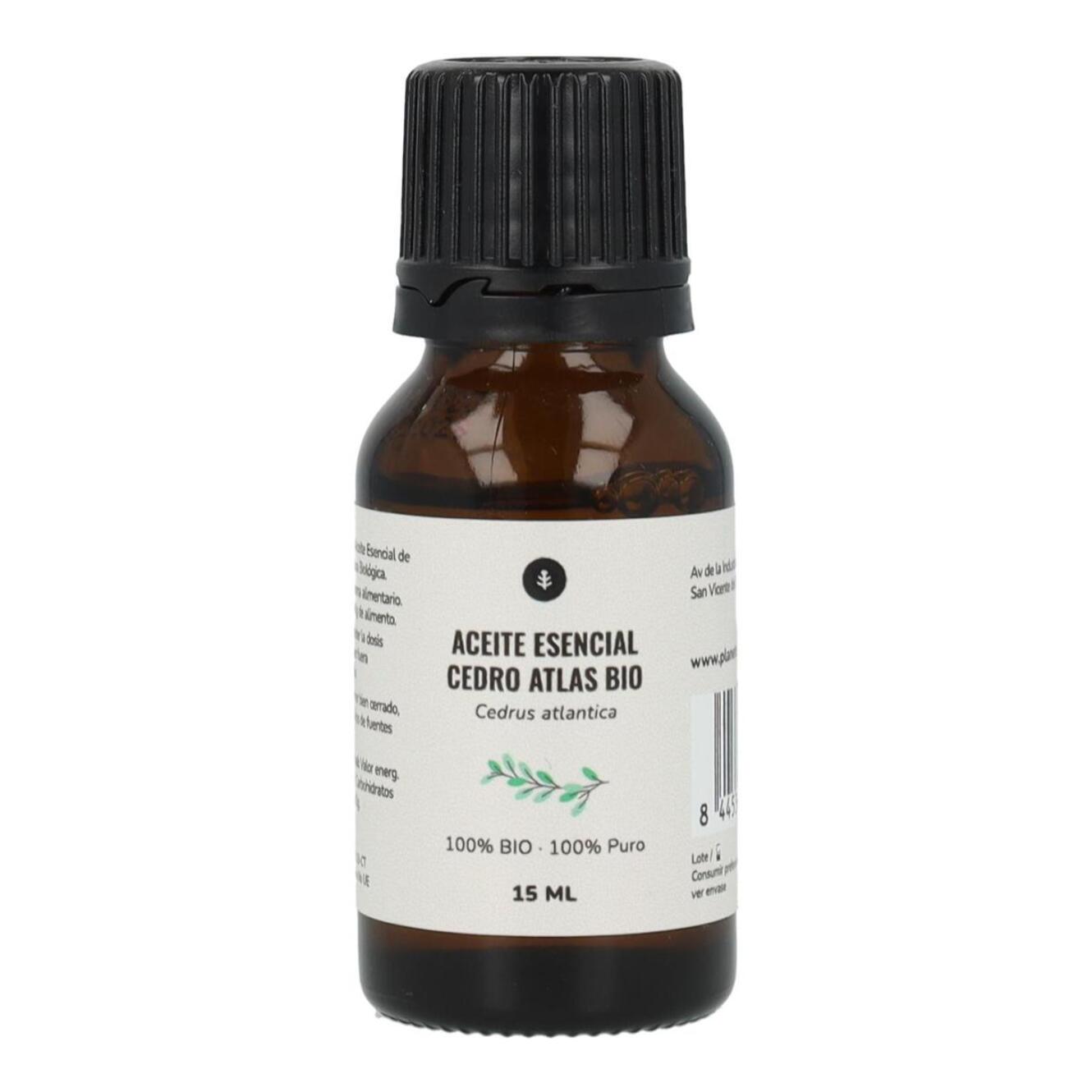 PLANETA HUERTO | Aceite Esencial de Cedro Bio 15 ml - Tónico Natural para la Salud, Mejora la Función Digestiva y Regula el Sistema Nervioso