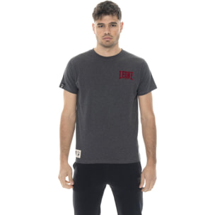 T-shirt uomo a manica corta in cotone, stampa Leone 1947 Graphics