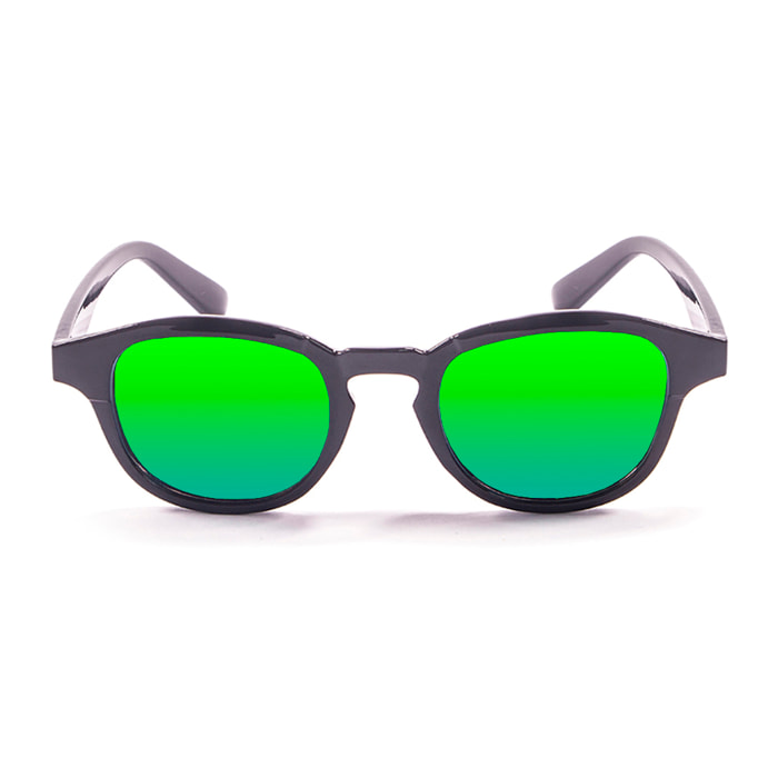Gafas de sol PALO ALTO LAGUNA BEACH - Negro mate / Revo verde