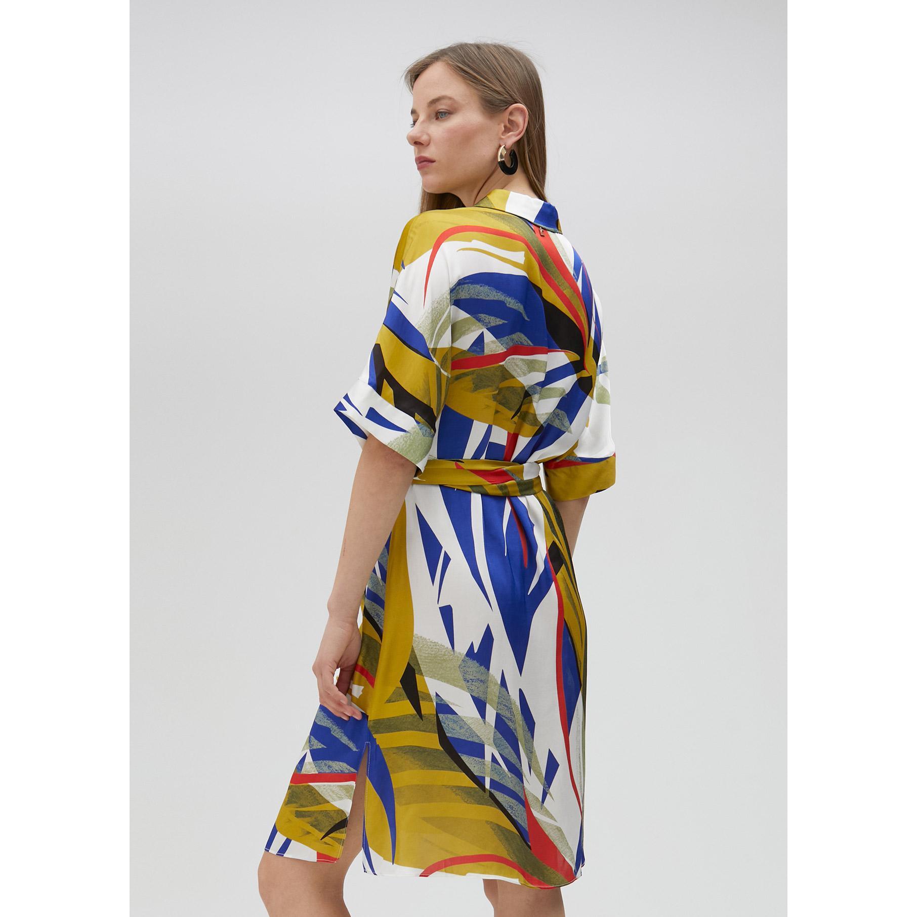 Vestito corto con stampa