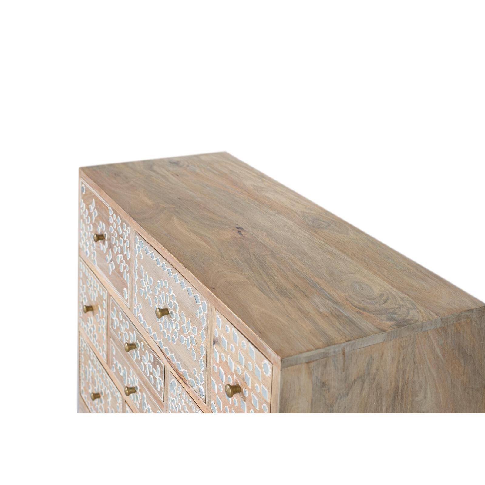 Cómoda de diez cajones - 60x81x33cm